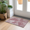 Piper Looms Chantille Geometric ACN636 Blush Area Rug