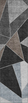 Piper Looms Chantille Geometric ACN636 Chocolate Area Rug