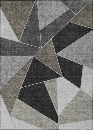 Piper Looms Chantille Geometric ACN636 Coffee Area Rug