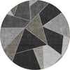 Piper Looms Chantille Geometric ACN636 Coffee Area Rug