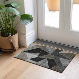 Piper Looms Chantille Geometric ACN636 Coffee Area Rug