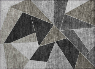 Piper Looms Chantille Geometric ACN636 Coffee Area Rug