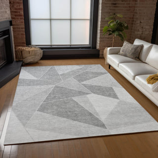 Piper Looms Chantille Geometric ACN636 Gray Area Rug