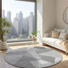 Piper Looms Chantille Geometric ACN636 Gray Area Rug