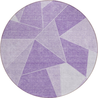 Piper Looms Chantille Geometric ACN636 Lilac Area Rug