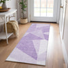 Piper Looms Chantille Geometric ACN636 Lilac Area Rug