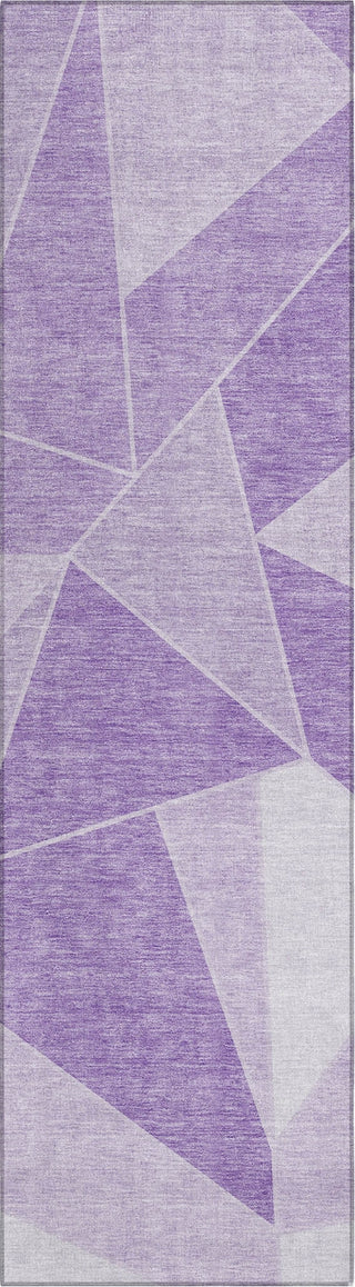 Piper Looms Chantille Geometric ACN636 Lilac Area Rug