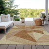Piper Looms Chantille Geometric ACN636 Paprika Area Rug