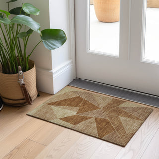 Piper Looms Chantille Geometric ACN636 Paprika Area Rug