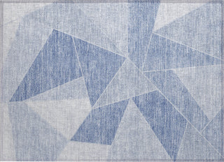 Piper Looms Chantille Geometric ACN636 Sky Area Rug