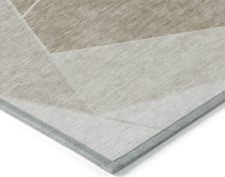 Piper Looms Chantille Geometric ACN636 Taupe Area Rug