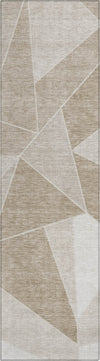 Piper Looms Chantille Geometric ACN636 Taupe Area Rug