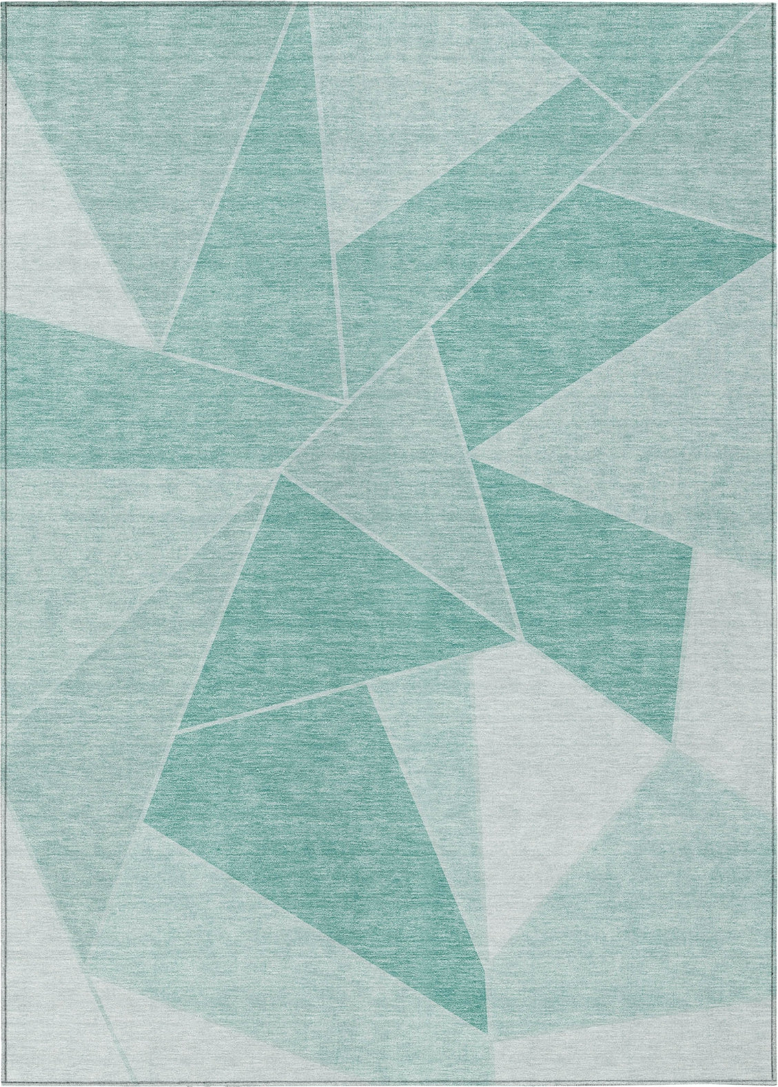 Piper Looms Chantille Geometric ACN636 Teal Area Rug