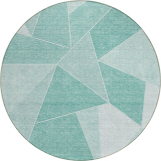 Piper Looms Chantille Geometric ACN636 Teal Area Rug