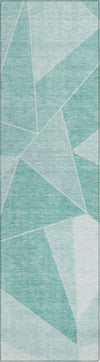 Piper Looms Chantille Geometric ACN636 Teal Area Rug