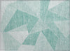 Piper Looms Chantille Geometric ACN636 Teal Area Rug