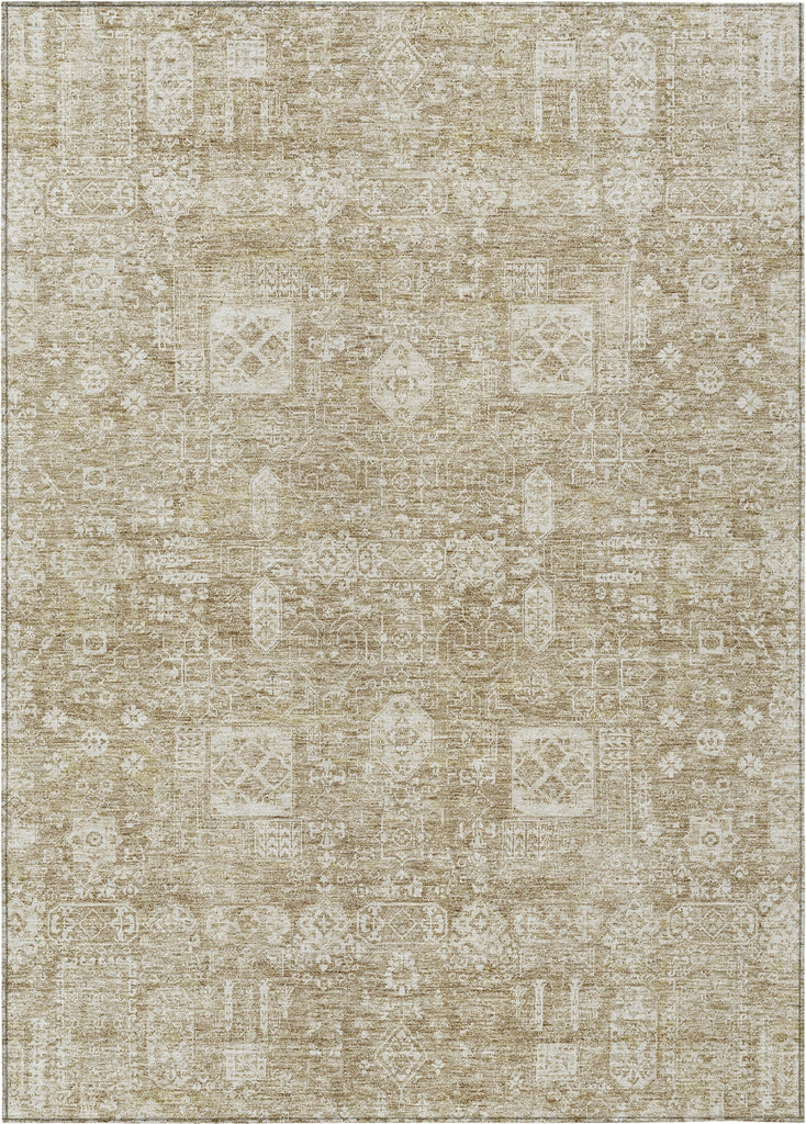 Piper Looms Chantille Panel ACN637 Beige Area Rug