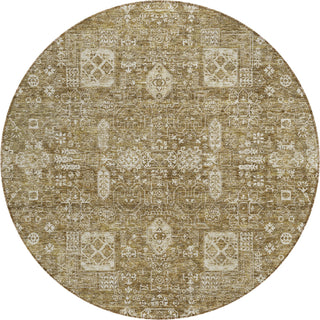 Piper Looms Chantille Panel ACN637 Brown Area Rug