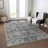 Piper Looms Chantille Panel ACN637 Charcoal Area Rug Lifestyle Image Feature