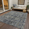 Piper Looms Chantille Panel ACN637 Charcoal Area Rug