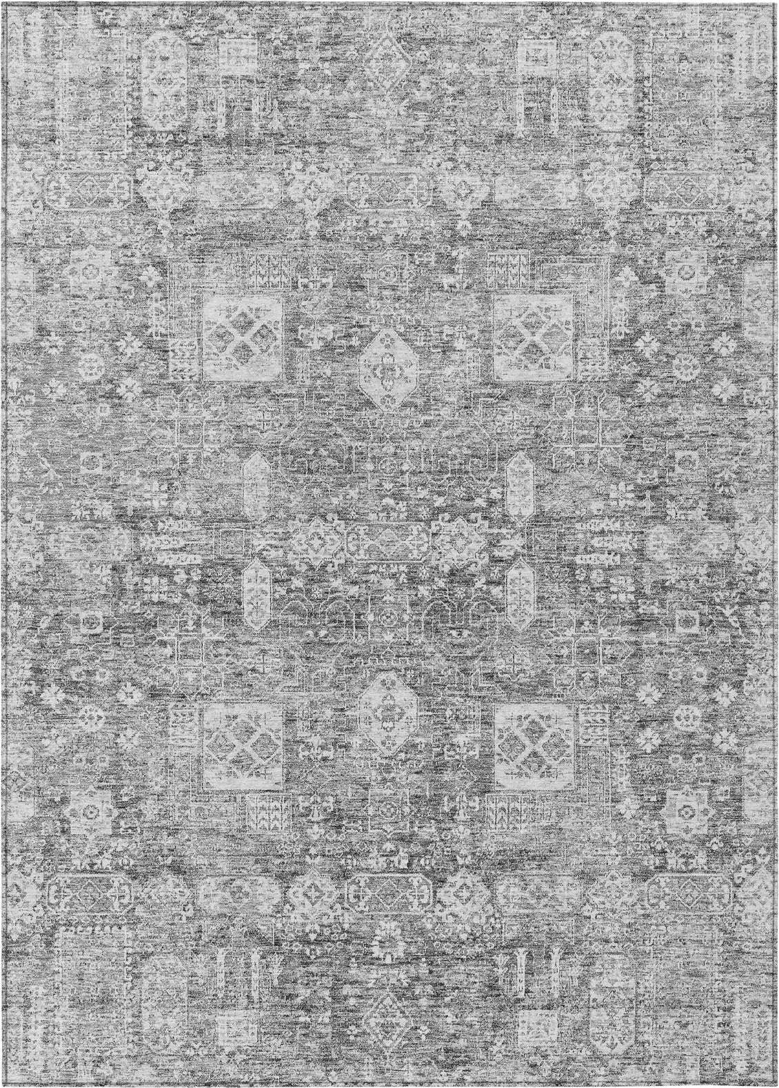 Piper Looms Chantille Panel ACN637 Gray Area Rug
