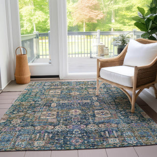 Piper Looms Chantille Panel ACN637 Green Area Rug