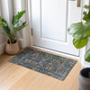 Piper Looms Chantille Panel ACN637 Green Area Rug