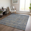 Piper Looms Chantille Panel ACN637 Khaki Area Rug Lifestyle Image Feature