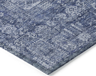 Piper Looms Chantille Panel ACN637 Navy Area Rug