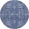 Piper Looms Chantille Panel ACN637 Navy Area Rug