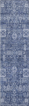 Piper Looms Chantille Panel ACN637 Navy Area Rug