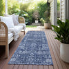 Piper Looms Chantille Panel ACN637 Navy Area Rug