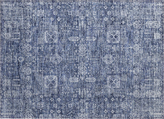 Piper Looms Chantille Panel ACN637 Navy Area Rug