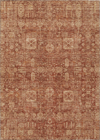 Piper Looms Chantille Panel ACN637 Paprika Area Rug