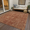 Piper Looms Chantille Panel ACN637 Paprika Area Rug