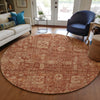 Piper Looms Chantille Panel ACN637 Paprika Area Rug