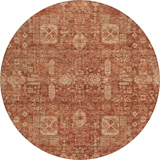 Piper Looms Chantille Panel ACN637 Paprika Area Rug