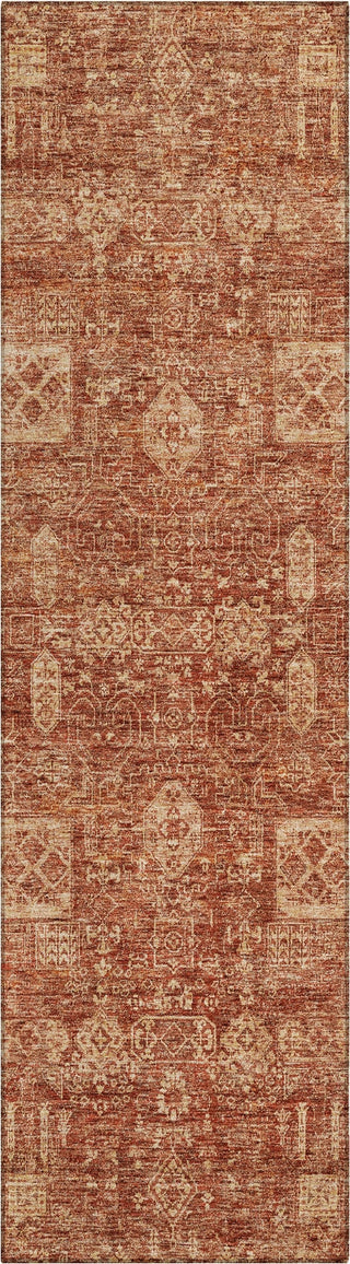 Piper Looms Chantille Panel ACN637 Paprika Area Rug