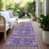 Piper Looms Chantille Panel ACN637 Purple Area Rug