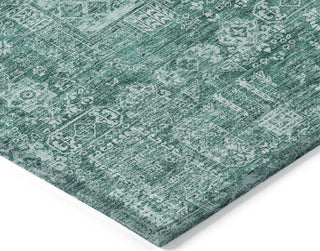 Piper Looms Chantille Panel ACN637 Teal Area Rug