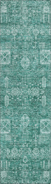 Piper Looms Chantille Panel ACN637 Teal Area Rug
