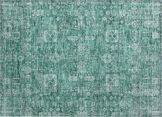 Piper Looms Chantille Panel ACN637 Teal Area Rug