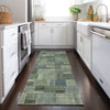 Piper Looms Chantille Squares ACN639 Green Area Rug