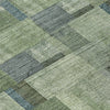 Piper Looms Chantille Squares ACN639 Green Area Rug