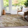 Piper Looms Chantille Abstract ACN640 Brown Area Rug