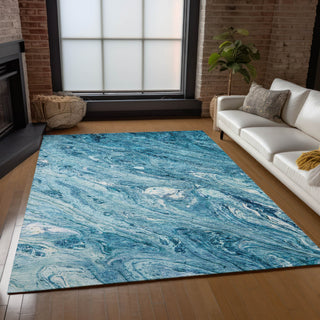 Piper Looms Chantille Abstract ACN640 Sky Area Rug