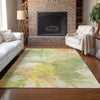Piper Looms Chantille Modern ACN641 Green Area Rug Lifestyle Image Feature