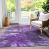 Piper Looms Chantille Modern ACN641 Purple Area Rug