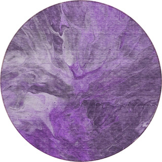 Piper Looms Chantille Modern ACN641 Purple Area Rug