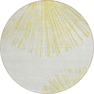 Piper Looms Chantille Circles ACN642 Beige Area Rug